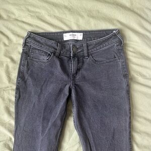 Hollister Women's Dark Gray Boot Cut Jeans